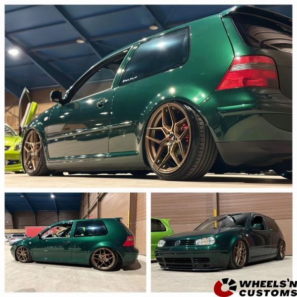 Volkswagen Golf 4 - 18 inch Japan Racing JR34 - 5x100 8J ET35 + 9J ET42