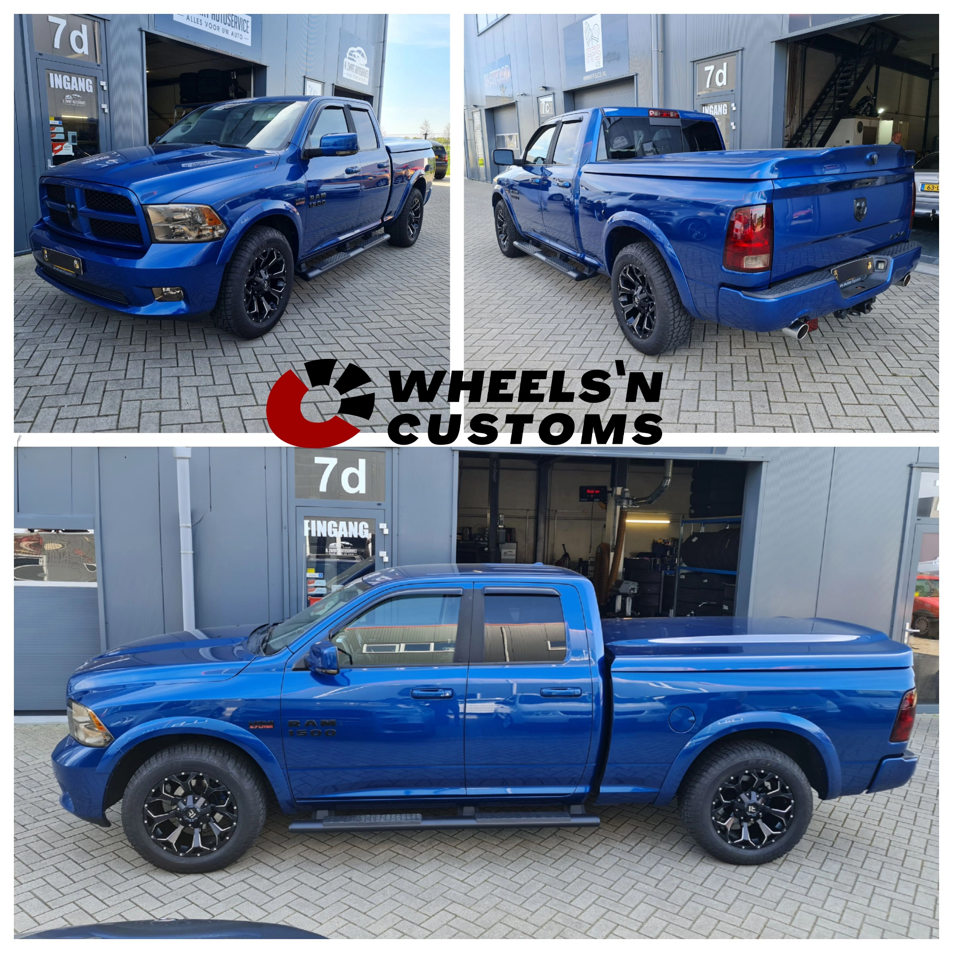 Dodge Ram - 20 inch Kipardo V640 Matte Black Milling Window 