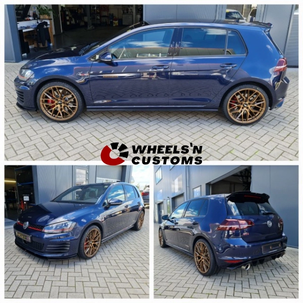 Volkswagen Golf 7 - 19 inch Japan Racing Platinum Bronze - 5x112 8.5J ET40