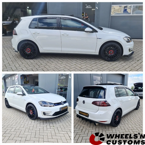 Volkswagen Golf 7 - 19 inch JF Luxury - Turismo 257 Gloss Black - 5x112 8.5J ET42