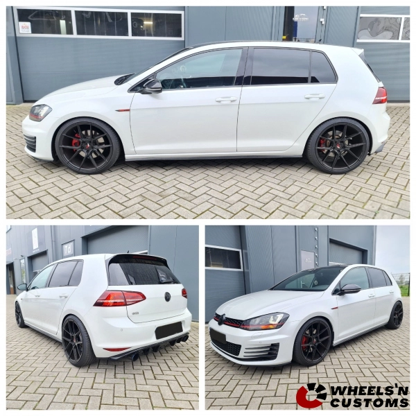 Volkswagen Golf 7 - 19 inch Japan Racing JR30 Gloss Black - 5x112 8.5J