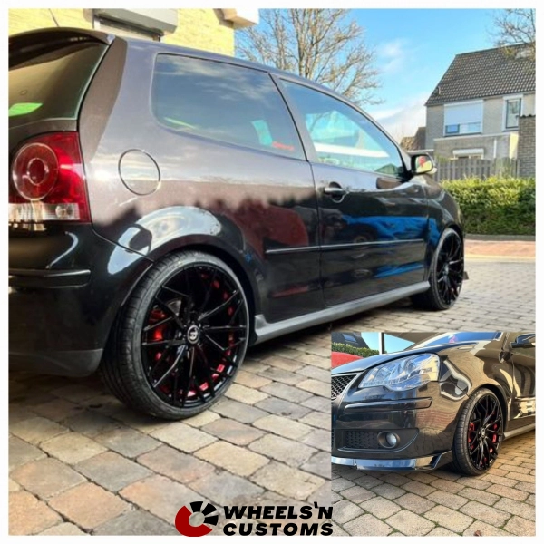 Volkswagen Polo MK4 - 18 inch 79Wheels SV-C Gloss Black - 5x100 8J ET40