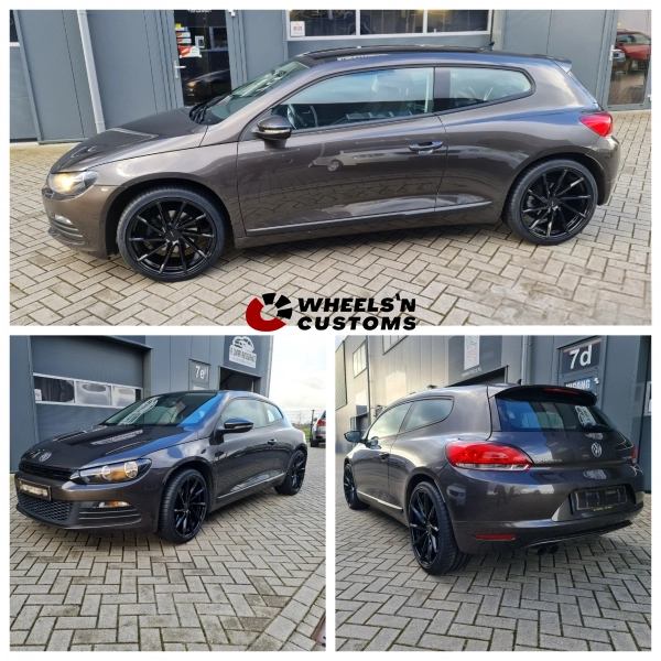 Volkswagen Scirroco - 19 inch JF Luxury VS1085 Gloss Black - 8.5J ET35