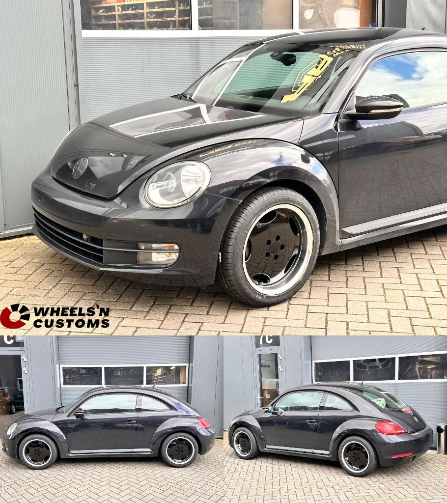 Volkswagen Kever - 18 Inch Carbonado Vintage ZR18 Black Glossy Lip - 5x112 8.5J 