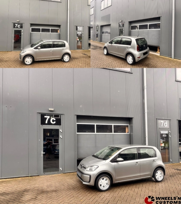 Volkswagen Up - 15 inch YKW Wheels Y5892 Teddys Full white - 4x100 7J ET30