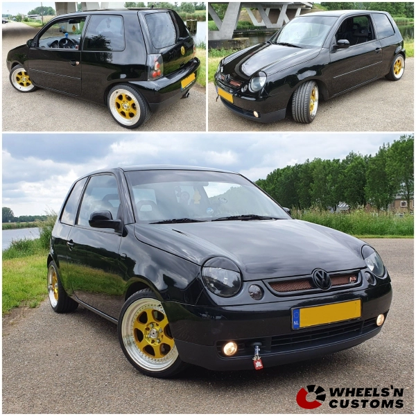 Volkswagen Lupo - 16 inch JF Luxury LMGT2 Gold Machined - 4x100 7.5J ET35