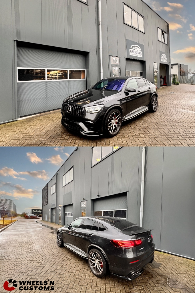 Wat vinden jullie van deze Mercedes GLC 63 S AMG Maxtonized by RR Wheels & Customs. We hebben deze auto met 510pk voorzien van een volledig Maxton Design pakket