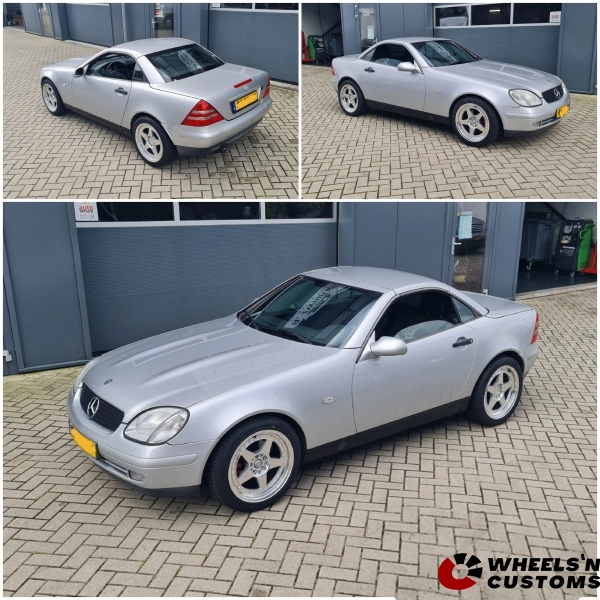 Mercedes SLK - 17 inch Japan Racing Wheels JR6 - 5x112 8.5J ET25 + ET15