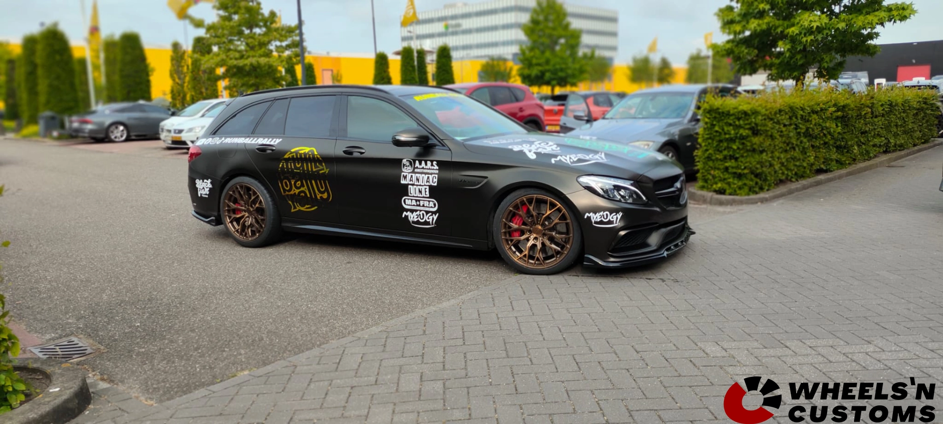 Mercedes C63s estate - 19 inch Concaver CVR1 Brushed Bronze - 8.5J ET35 + 9.5J ET45