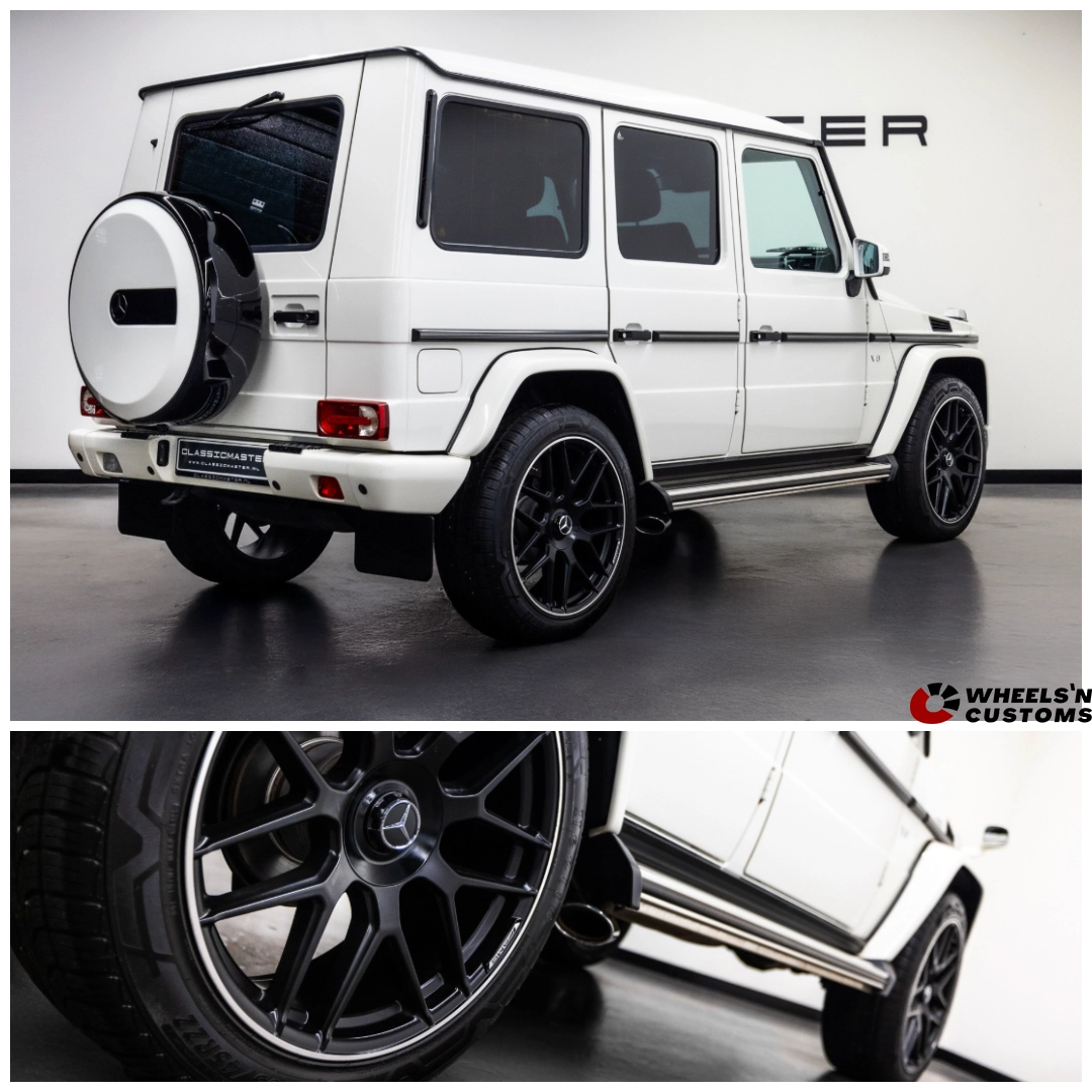Mercedes G-klasse G500 - 22 inch JF Luxury - AMG Design / G-wagon M933 Matte Black Machined lip - 10J ET35