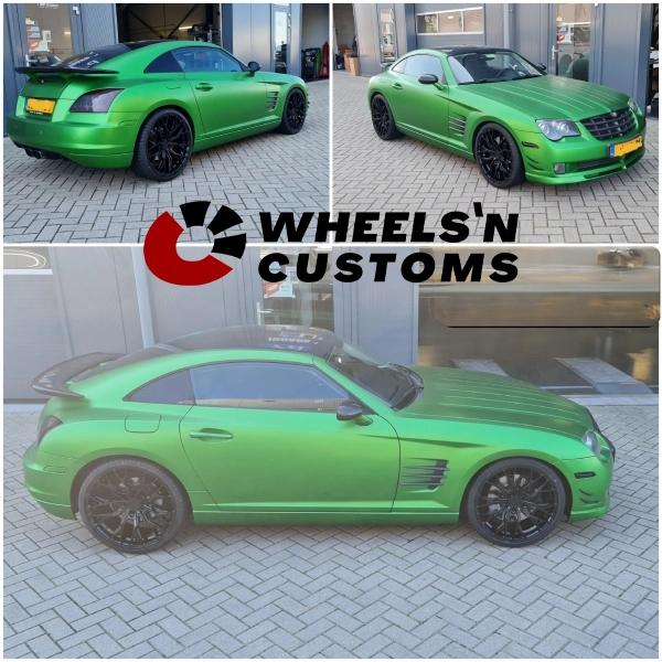 Chrysler Crossfire 3.2i - 19 + 20 inch Concaver CVR1 - Platinum Black - 5x112 8.5J ET30 + 10J ET20
