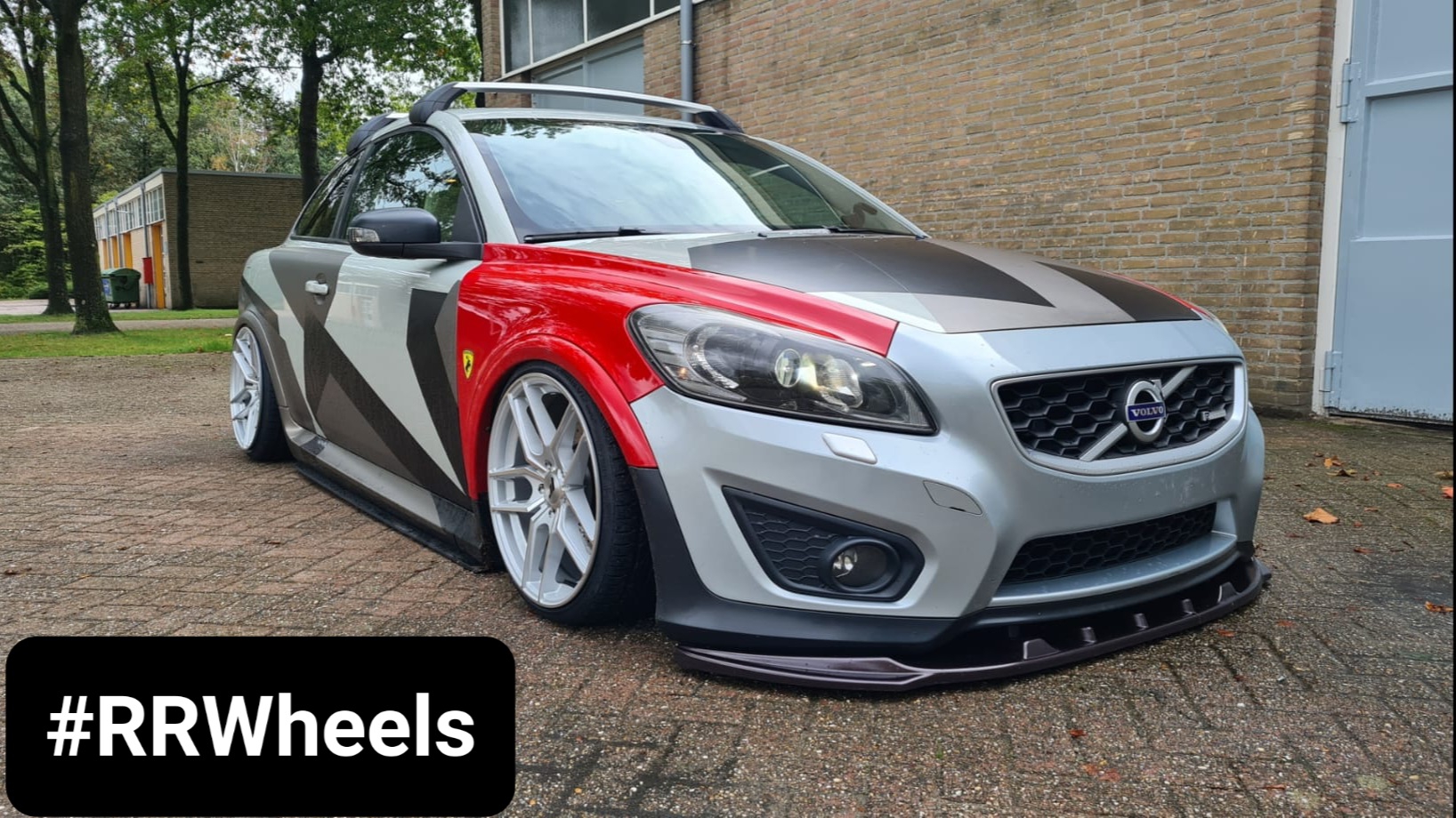 Volvo C30 R-Design - 18 inch Japan Racing JR25 Silver Machined - 5x108 8.5J ET35 + 9.5J ET35