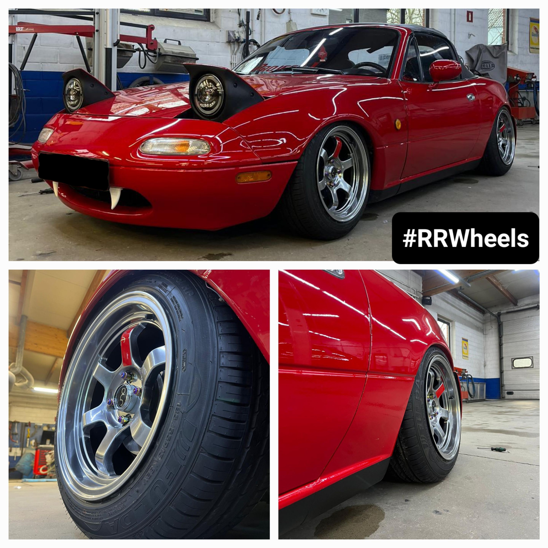 Mazda MX5 Miata - 15 inch JNC013 Hyper Black - 8J ET20