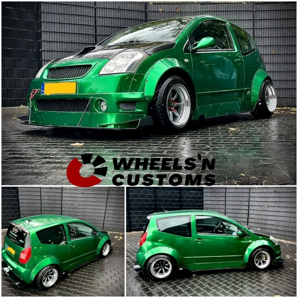 Citroen C2 - 15 inch Japan Racing JR19 Gun Metal - 4x108 9J ET13 + 10.5J ET32