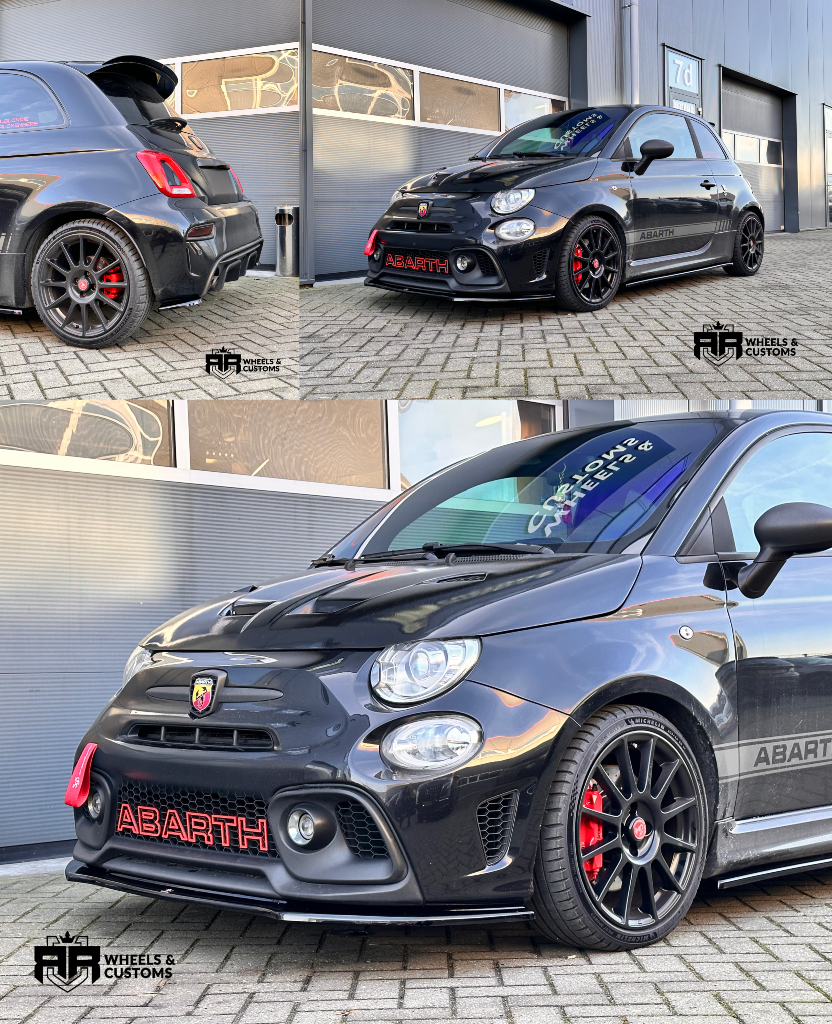 Fiat 500 Abarth MK1/ Bumper Lip/ Spoiler Extension/ Rear Side Splitters/ Bumper Flaps/ Side Skirts/ Diffusers