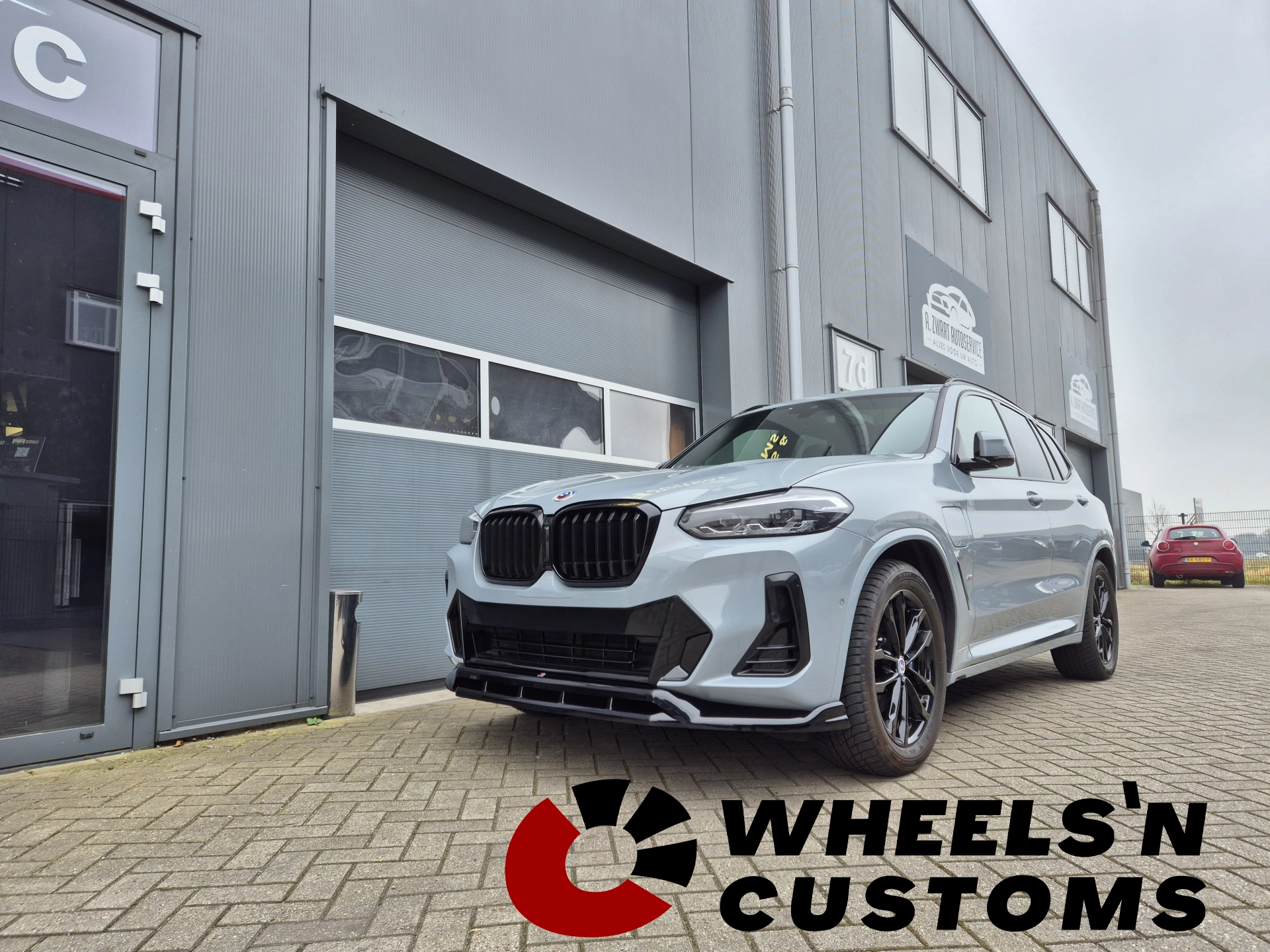 BMW X3 2023 voorzien van Maxton Design Bumperlip