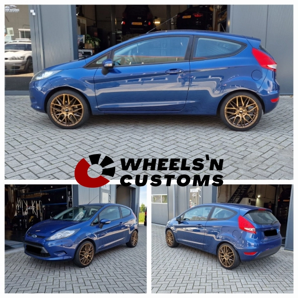 Ford Fiesta - 17 inch Japan Racing Wheels JR28 Platinum Bronze - 4x108 7J ET40