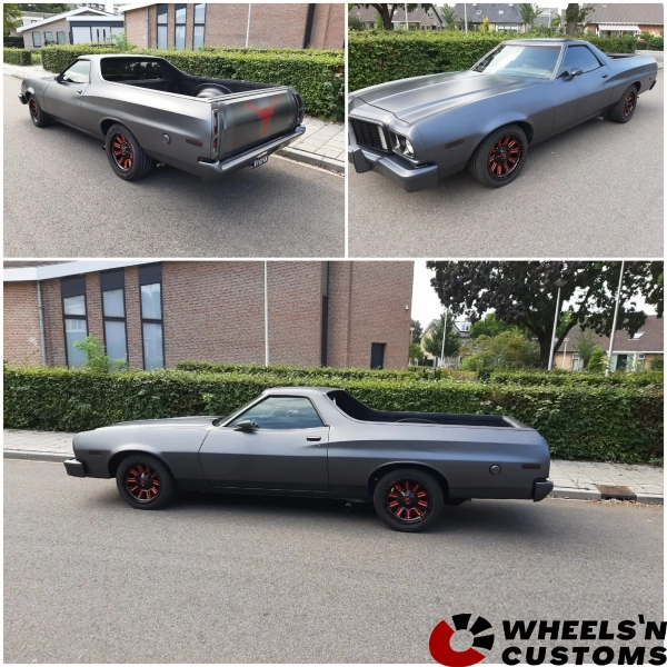 Ford Ranchero 500 - 18 inch Fuel Hardline Gloss Milled Red - 9J ET15