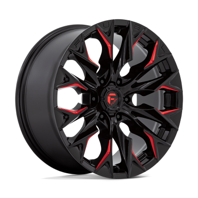 FUEL Fuel D823 FLAME Gloss black milled w/ candy red 22" 6x139.7 ET-18.0 J10.00 B106.10 FUEL Fuel D823 FLAME Gloss black milled w/ candy red 22" 6x139.7 ET-18.0 J10.00 B106.10